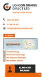 Mobile Screenshot of londondrainsdirect.com